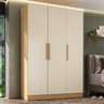 Guarda-roupa Solteiro 3 Portas 200x136cm Aston Yescasa - 1