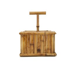 Porta Talheres Bamboo Blue Gardenia - 2