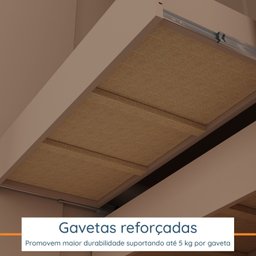 Guarda-roupa Infantil 200x136cm 3 Portas Oliver Yescasa - 8