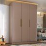 Guarda-roupa Infantil 200x136cm 3 Portas Oliver Yescasa - 1