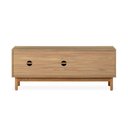 Ver mais imagens de Rack Raj para TV 50 Polegadas 100% MDF 135cm 2 Portas 2 Gavetas Telinha Rattan Tauari Casavee
