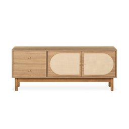 Rack Raj 125 Cm X 36 Cm Tauari - Telinha Rattan - 1