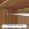 Guarda-roupa Infantil 200x136cm 3 Portas Oliver Yescasa - 5