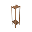 Ver imagem 2 de Jardineira Floreira 70,2 x 31,5 x 31,5 Provence Marrom/Stain Nogueira