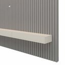 Ver imagem 4 de Home Ripado Para TV 85 Polegadas Com LED 230x217 Nobre Gelius Cinza/Off White