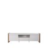 Rack para TV até 75'' Bristol 1.8 Off White/Natural - 2