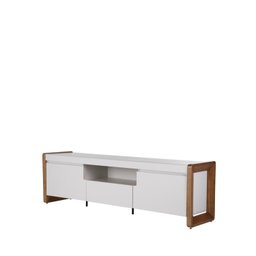 Rack para TV até 75'' Bristol 1.8 Off White/Natural - 6