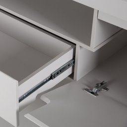 Rack para TV até 75'' Bristol 1.8 Off White/Natural - 8