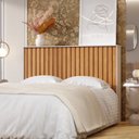 Ver imagem 6 de Cabeceira para Cama de Casal Ripado Detroit Marrom