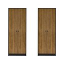 Ver imagem 3 de Kit 2 Armários para Escritório Alto com 2 Portas Match Yescasa