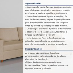 Sofá 3 Lugares com Chaise Moov Yescasa - 9