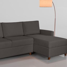 Sofá 3 Lugares com Chaise Moov Yescasa - 8