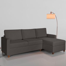 Sofá 3 Lugares com Chaise Moov Yescasa - 1