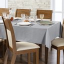 Ver imagem 3 de Toalha de Mesa 8 Lugares Térmica Impermeável 1,40 M X 2,50 M Cinza