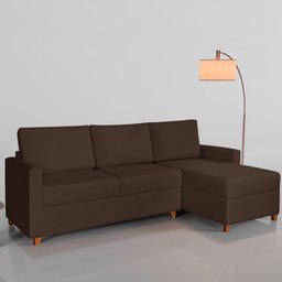 Sofá 3 Lugares com Chaise Moov Yescasa - 1