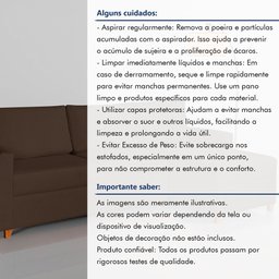 Sofá 3 Lugares com Chaise Moov Yescasa - 9