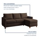 Ver imagem 4 de Sofá 3 Lugares com Chaise Moov Yescasa