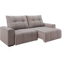 Ver imagem 2 de Sofá 3 Lugares Retrátil Reclinável 230cm Molas Ensacadas Palladium New