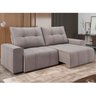 Sofá 3 Lugares Retrátil Reclinável 230cm Molas Ensacadas Palladium New - 1