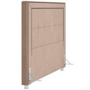 Ver imagem 5 de Cabeceira Cama Box Casal 140 Cm P05 Atenas Veludo Bege - Lyam Decor