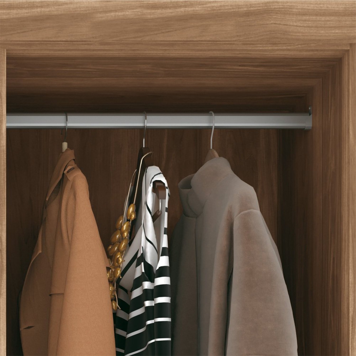 Guarda-roupa 6 Portas 9 Gavetas Star 6.9 com Espelhos e Pés - 6
