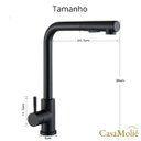 Ver imagem 3 de Torneira Cozinha Pull Out Inox Preto C/ Monocomando