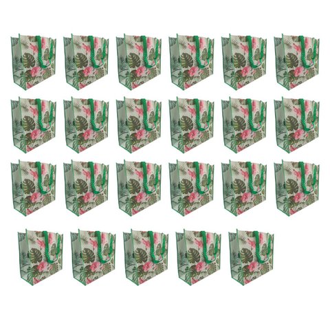 Bolsa Sacola Ecologica Ecobag Kit 23 Unidades Dobravel Compras Retornavel Resistente Mercado Feira a