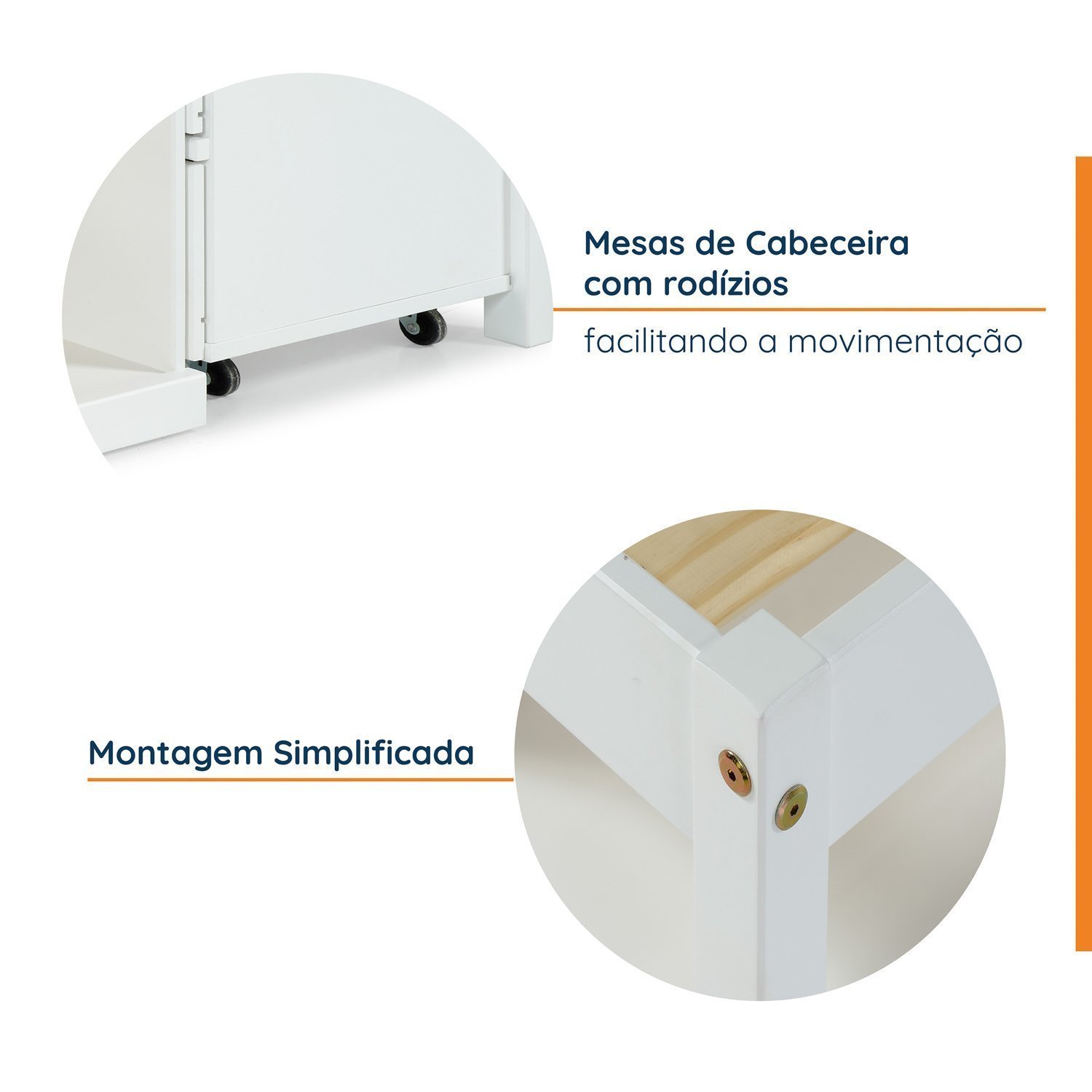 Cama Solteiro Multifuncional Madeira Maciça Irara CabeCasa MadeiraMadeira - 8