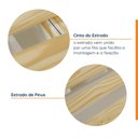 Ver imagem 7 de Cama Solteiro Multifuncional Madeira Maciça Irara CabeCasa MadeiraOriginals