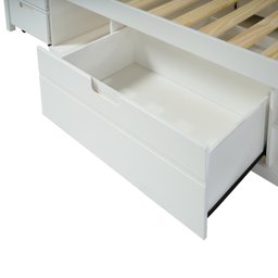 Cama Solteiro Multifuncional Madeira Maciça Irara CabeCasa MadeiraOriginals - 13