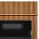 Ver imagem 5 de Painel Ripado para TV 75 Pol. com Bancada 219cm Prime Plus L06 Nature/Off White - Mpozenato