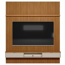Ver imagem 2 de Painel Ripado para TV 75 Pol. com Bancada 219cm Prime Plus L06 Nature/Off White - Mpozenato