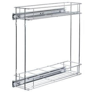 Porta Latas / Óleo Lateral 140x425x475mm Aço Inox 7207 LIGHT
