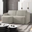 Ver imagem 2 de Sofá Cama para Sala de Estar 2 Lugares 216cm Montserrat K01 Bouclê Bege - Lyam Decor