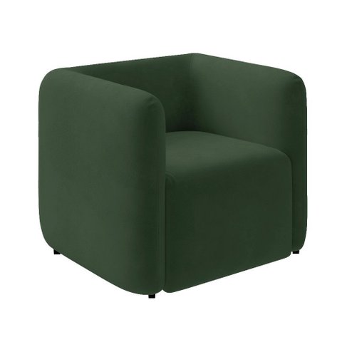 Poltrona Sala de Estar Decorativa Laguna Veludo K01 - D’Rossi