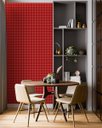 Ver imagem 2 de Papel de Parede Adesivo Azulejo Pastilha Vermelho 2,80m