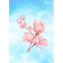 Kit 2 Quadros Aquarela Fada e Flores - 2