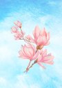 Ver imagem 2 de Kit 2 Quadros Aquarela Fada e Flores