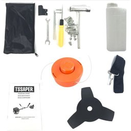 Roçadeira Lateral a Gasolina Tssaper Rg52cc 52cc Profissional para Aparar Grama e Corte de Mato Alto - 4