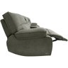 Sofá Decorativo Swift Elétrico Reclinável C-porta Copos Baú Cooler Linho Cinza G81 - Gran Belo - 5
