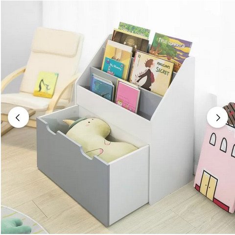 Livreiro com Gaveta Amsterdã 100% Mdf Woodcore