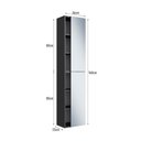 Ver imagem 4 de Conjunto de Armários Organizadores Multiuso com 4 Prateleiras e 2 Portas com Espelhos Cp7020
