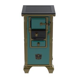 Fogao a Lenha Venax n 00 Imperador Premium Turquesa - 1