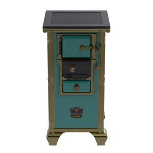 Fogao a Lenha Venax n 00 Imperador Premium Turquesa
