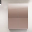 Ver imagem 1 de Armário de Banheiro 2 Portas com Espelho 50cm Branco