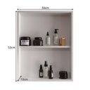 Ver imagem 3 de Armário de Banheiro 2 Portas com Espelho 50cm Branco