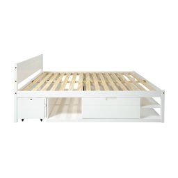 Cama Queen Multifuncional Madeira Maciça Irara CabeCasa MadeiraMadeira - 9