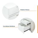 Ver imagem 6 de Cama Queen Multifuncional Madeira Maciça Irara CabeCasa MadeiraOriginals Branco/Lavado