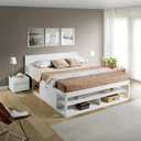 Ver imagem 1 de Cama Queen Multifuncional Madeira Maciça Irara CabeCasa MadeiraOriginals Branco/Lavado