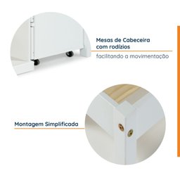 Cama Queen Multifuncional Madeira Maciça Irara CabeCasa MadeiraMadeira - 8